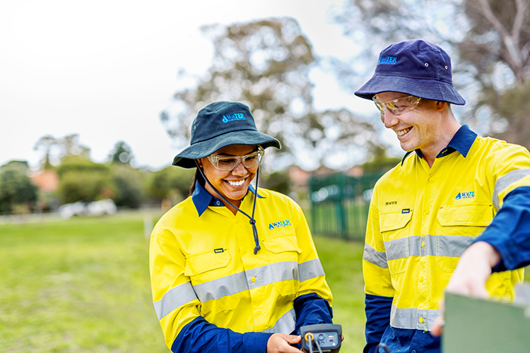 Image of apprenticeship employeers at Water Corporation