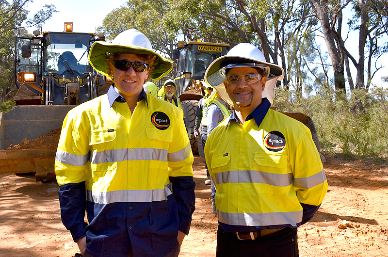 Tom Palfrey and Stuart Roberts from Impact Services