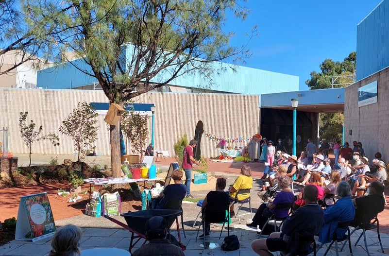 Popup garden demonstration