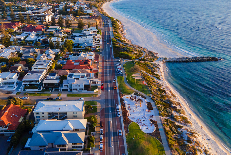 Image of the Perth suburban coastline