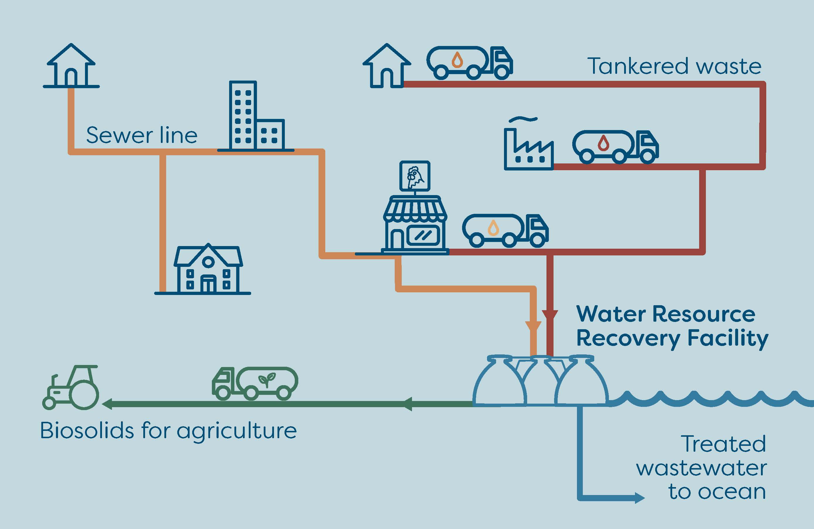 Journey of a liquid waste